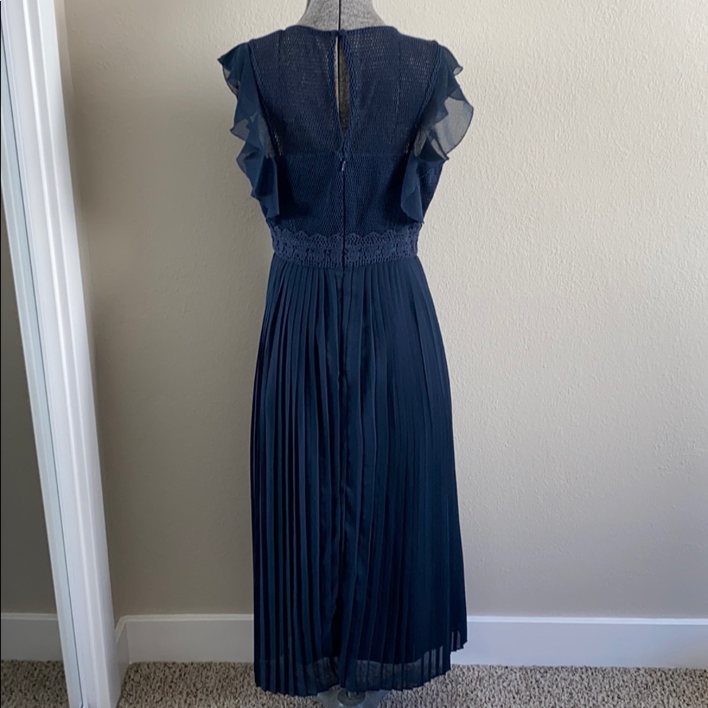 MODCLOTH Navy Crochet Detail Dress - Picture 2 of 9
